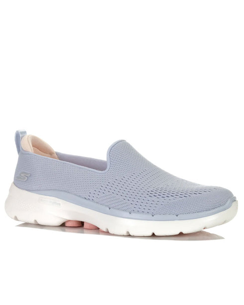 Skechers Go Walk 6 - Ocean Splash - Light Grey/Pink – Gabriel's Fashion &  Footwear