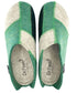 Hilda felt wool slipper Dr Feet Green Mix