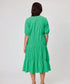 Duo   Maeve Shirred Dress - Apple Green
