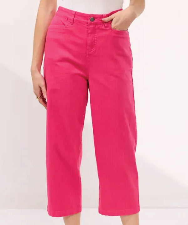 Newport Athena Wide Leg Jean - Hot Pink