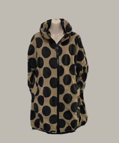 L S Collection Shower Proof Jacket - Caramal/ Black