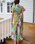 Charlo Josie Maxi Dress Green Floral