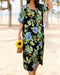 Glam Dress Pleat Front- Green Dream