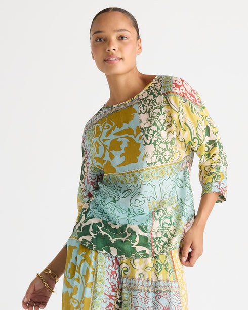 LD+Co Relaxed Print Top - Mosaic