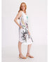Yarra Trail Sketch Pint sleeveless Linen Dress