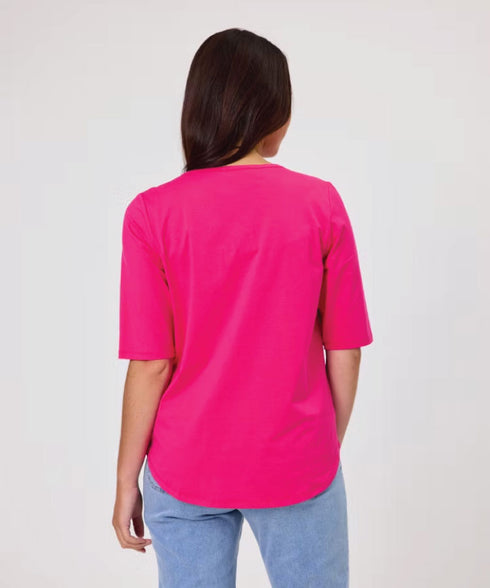 Duo Essential Tee - Lip Stick