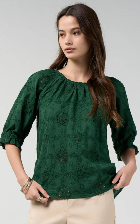 Loobies Story Asmita Top - Jungle Green