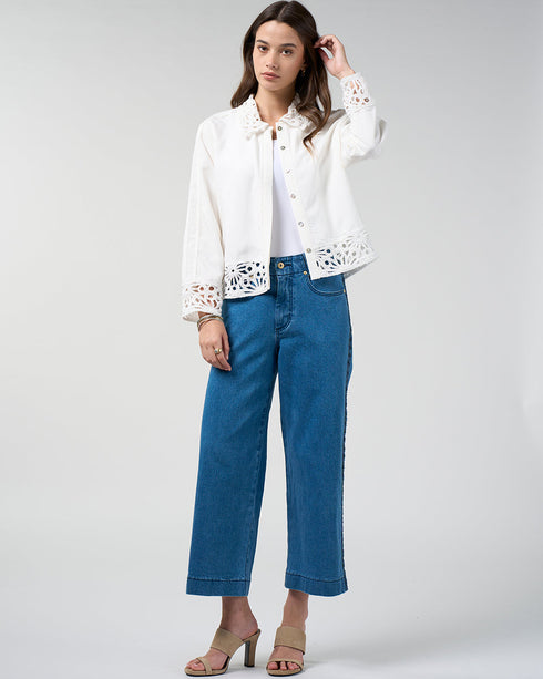 Loobies Story Meera Jacket - Silk White