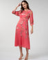 Loobies Story Mirissa Midi Dress - Coral Multi