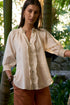 Lobbies Story Waterlily Blouse - Bone