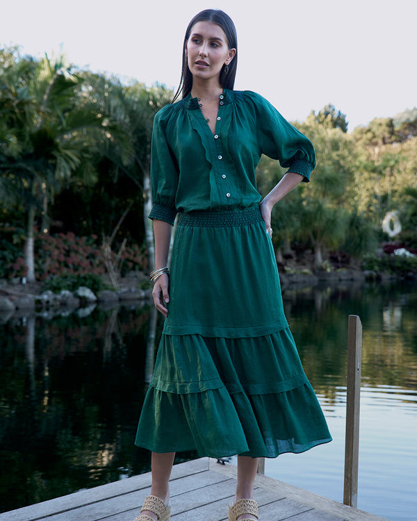 Loobies Story Waterlily Skirt - Jungle Green