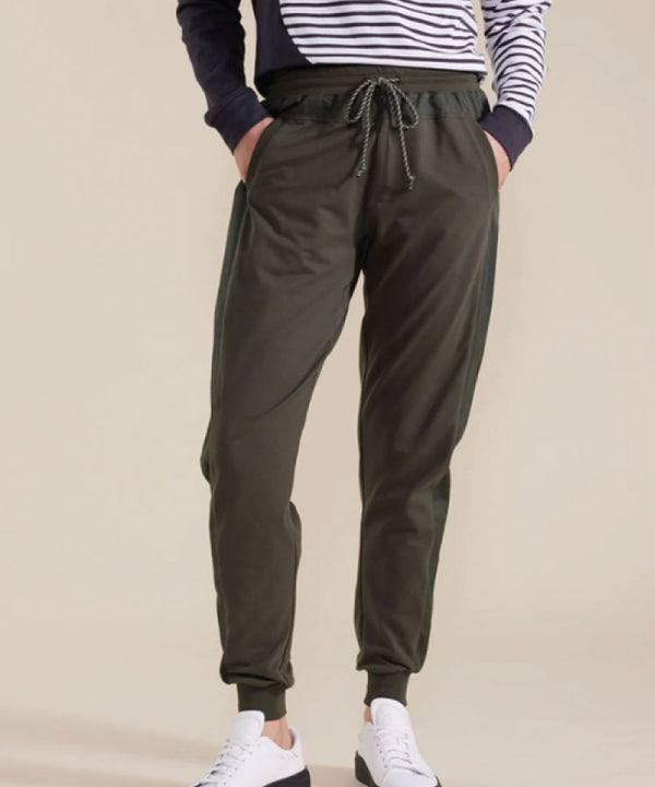 Marco Polo Relaxed  Contrast Jogger - Sage