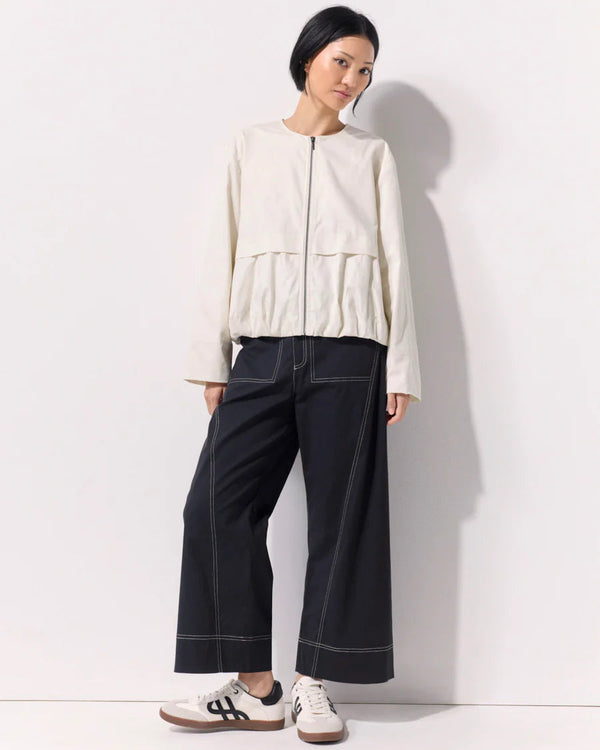 Marco Polo Essential Wide Leg Pant - Black