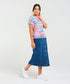 Black Stone Chevron Pink Burn Out Tee