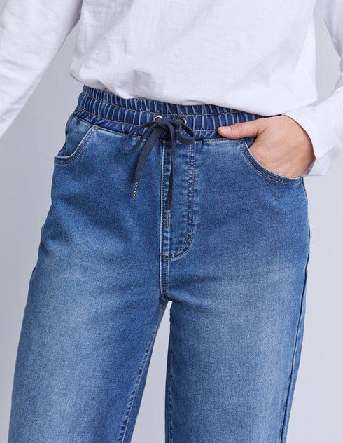 Elm Marta Barrel Jeans - Blue