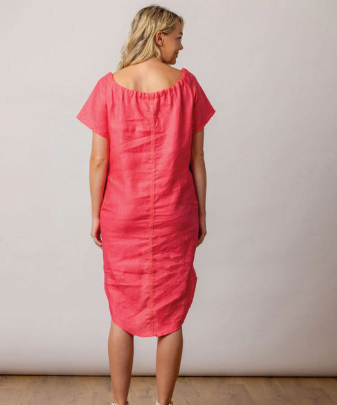 “Moss Maison Dress - Magenta