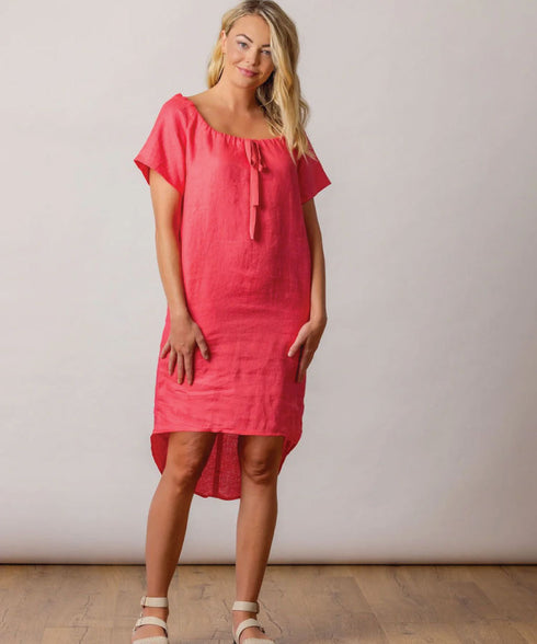 “Moss Maison Dress - Magenta