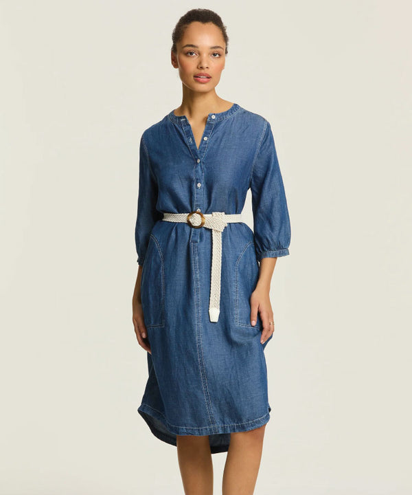 Yarra Trail Maya Dress -Chambray