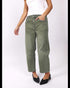 Monaco Toni Barrel Jeans - Khaki