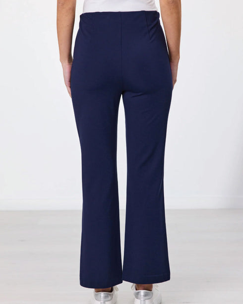 Newport Ronan Pull on Flare Pant - Navy