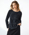 Newport Odessa Print Front Top - Black