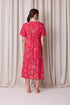Newport Flourish Dress - Red Print