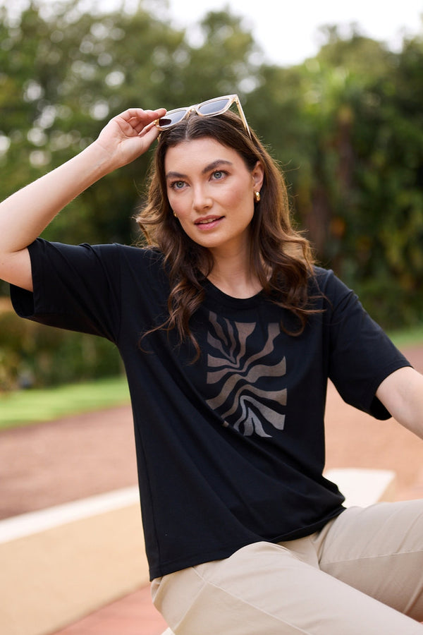 Newport Norie Tee - Black