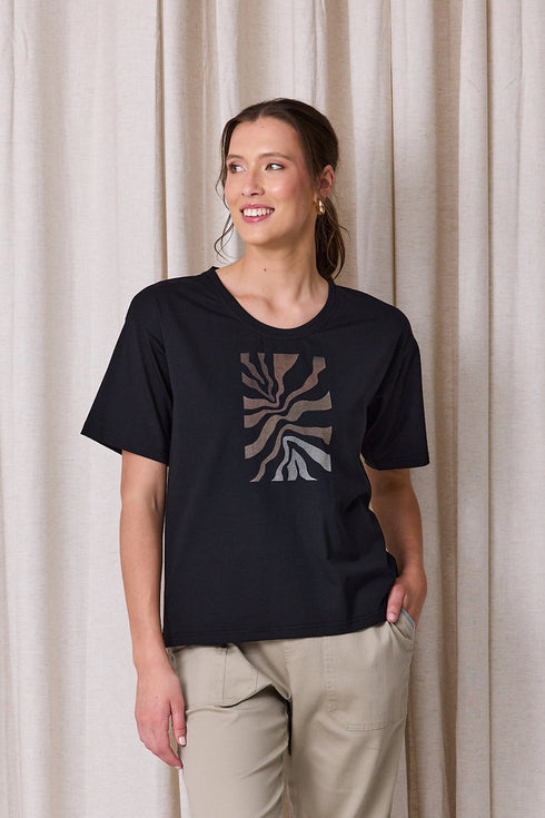 Newport Norie Tee - Black