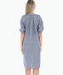 Jump Button Neck Dress - Night Sky