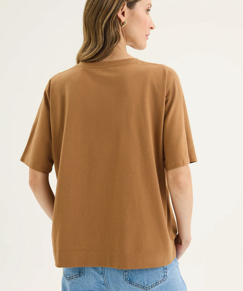 Yarra Trail Glass Tee - Nutmeg