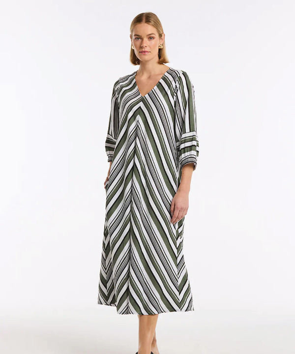 Marco Polo Splice Stripe Dress