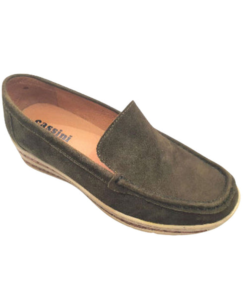 Cassini Mela Suede Shoe - Olive Suede