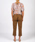 Vassalli Ankle Grazer Slim Leg  Pants 5791A- Pecan