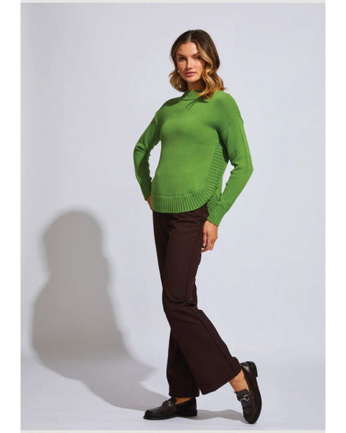 LD + C Chunky Cotton Jumper - Pickle