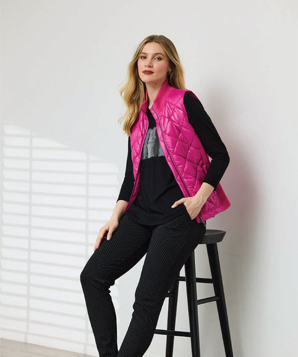 Newport Orchid Quilted Vest