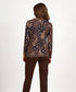 Vassalli Long Sleeve Top with High Neck - Rhapsody