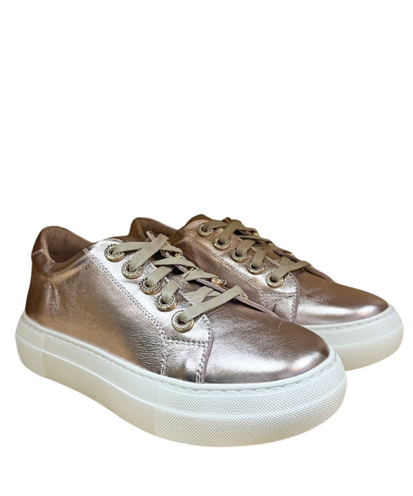 Gelato Zilch Lace up Sneaker - Rose /Gold