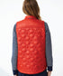 Newport Glacier Quilted Vest - Rust