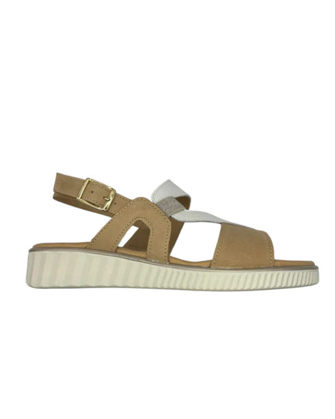 Sundowner Satina Sandal - White Camel