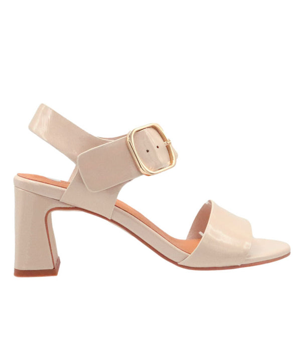 Bresley Scribe Heel - Nude Patent