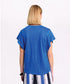 Marco Polo Linen Jersey Tee - Sea Blue