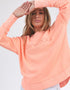 Foxwood Simplified Crew - Neon Peach