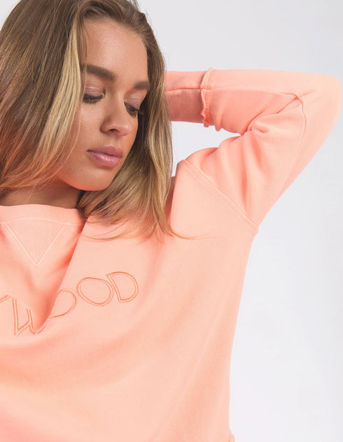 Foxwood Simplified Crew - Neon Peach