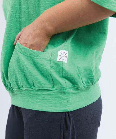 Elm Mazie Sweat - Spring Green