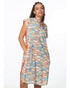 Z & P Tropical Waves Straight Dress - 5532 - Tropical Waters