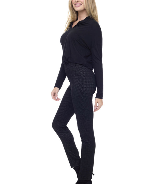 Up Twinkle Techno Full Length Pant - Black Twinkle
