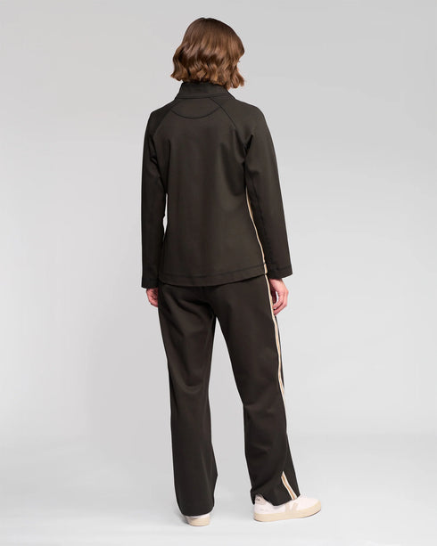 Vassalli Weekend Zip Front Leasure Jacket - Dark Hunter