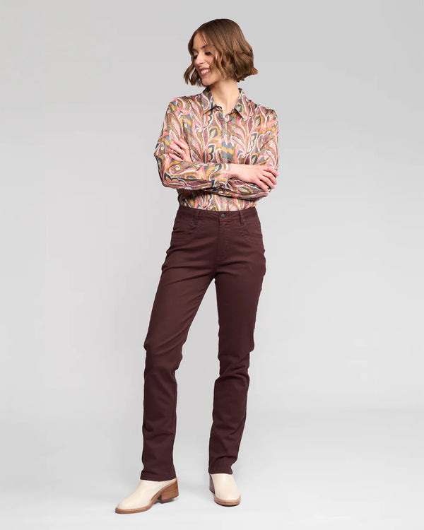 Vassalli Studio Jean Slim Full Length - Merlot