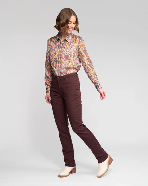 Vassalli Studio Jean Slim Full Length - Merlot