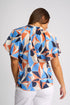 Vassalli Nyla V Neck Top with floaty sleeve - Row